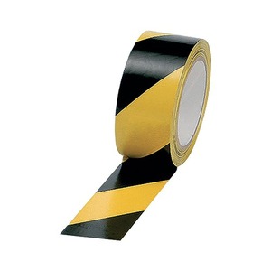 50mmx33m TackMax® Self Adhesive Yellow/Black Hazard Warning Tape